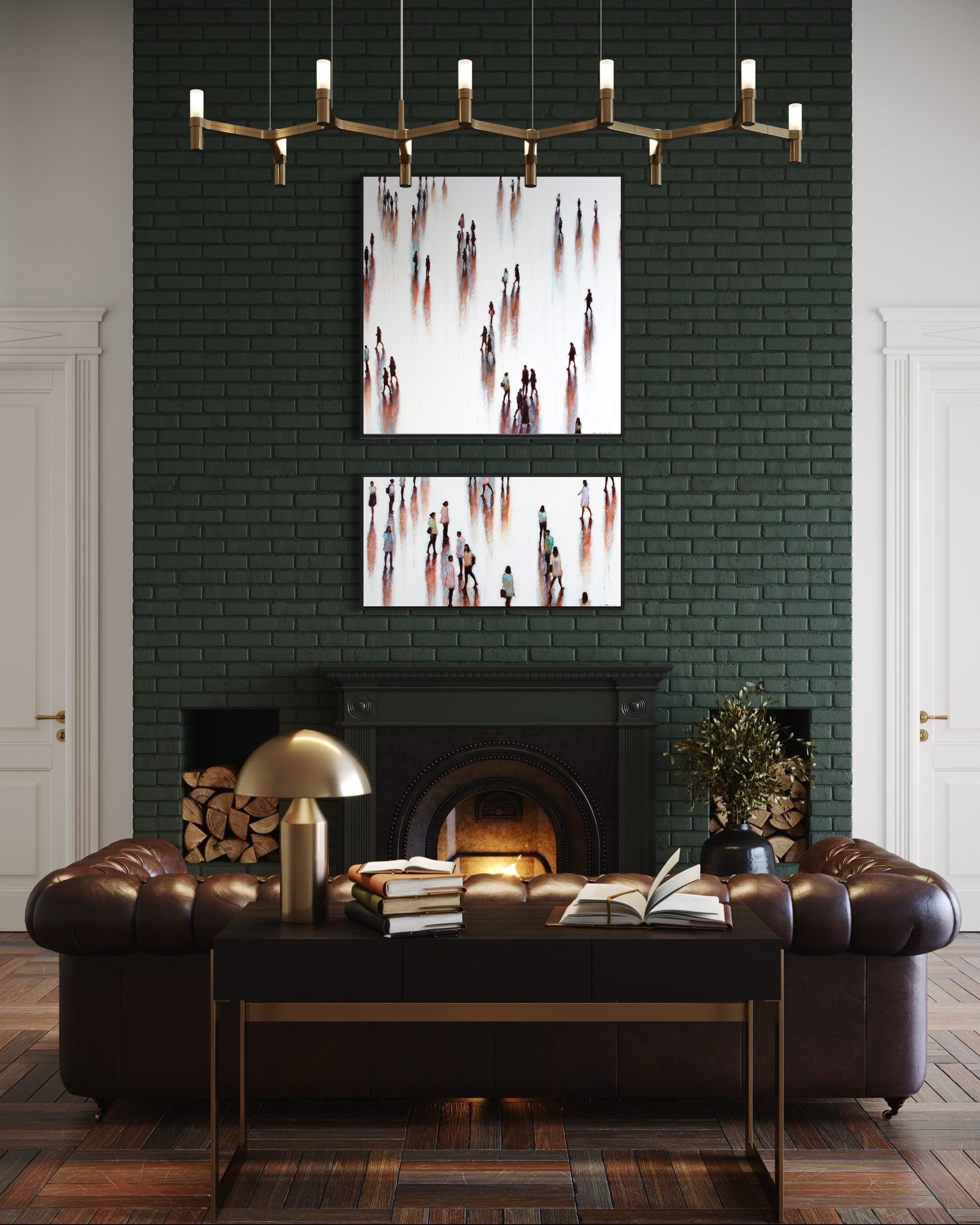 Neutral Prints on Canvas
