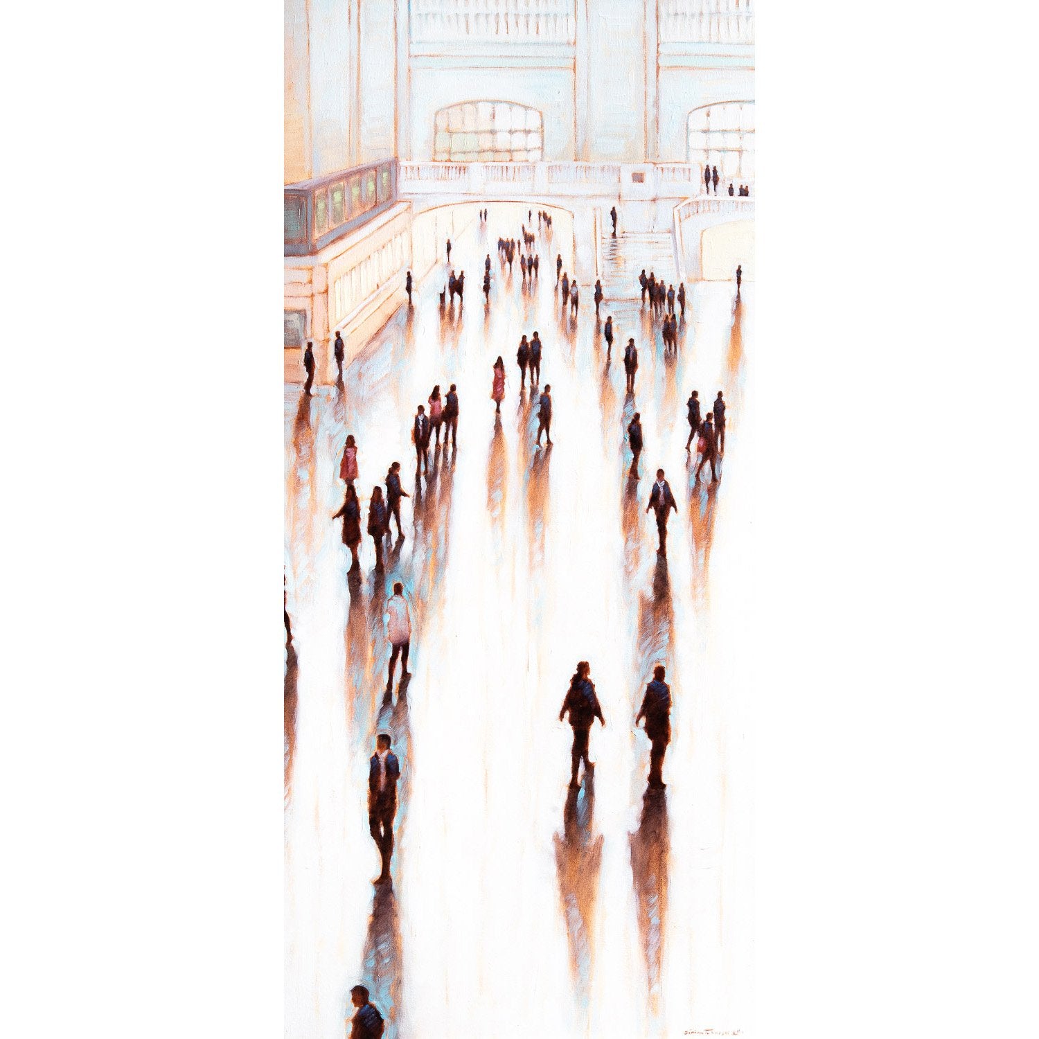 Along Quiet Routes (24x52")