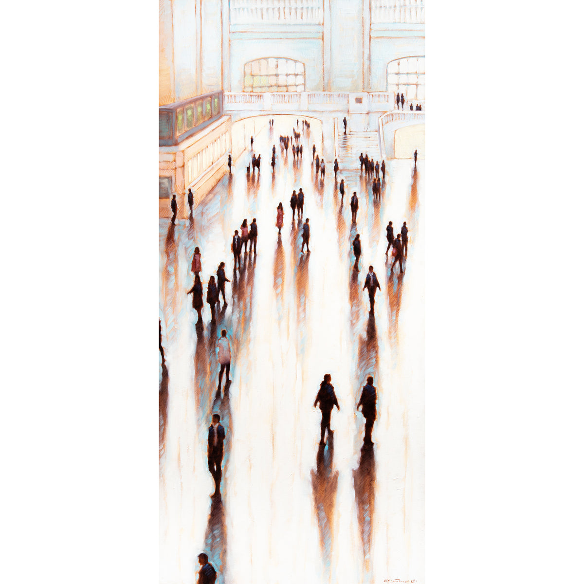 Along Quiet Routes (24x52")