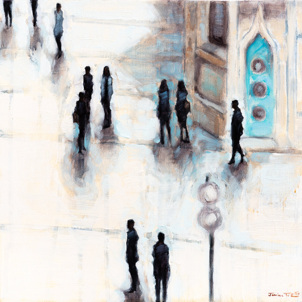 Somewhere to Be - (12x12")