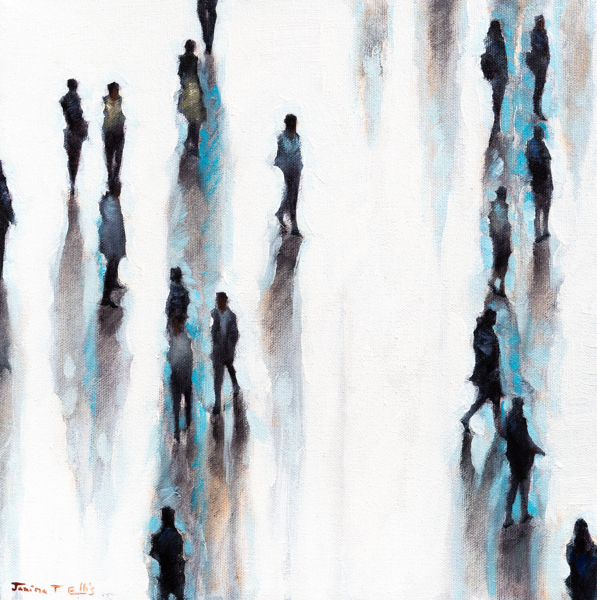 Face Forward- (12x12")