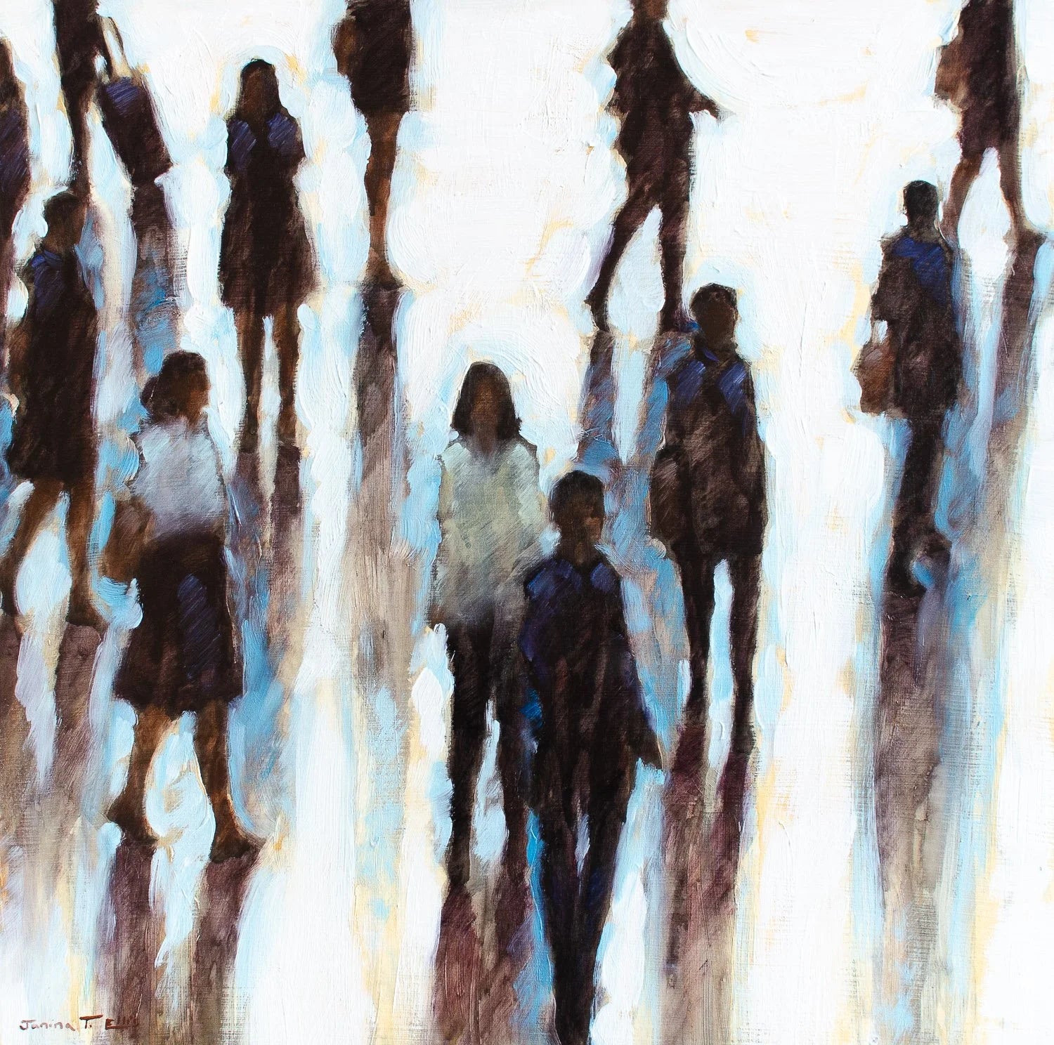 Subtle Ties (16x16")