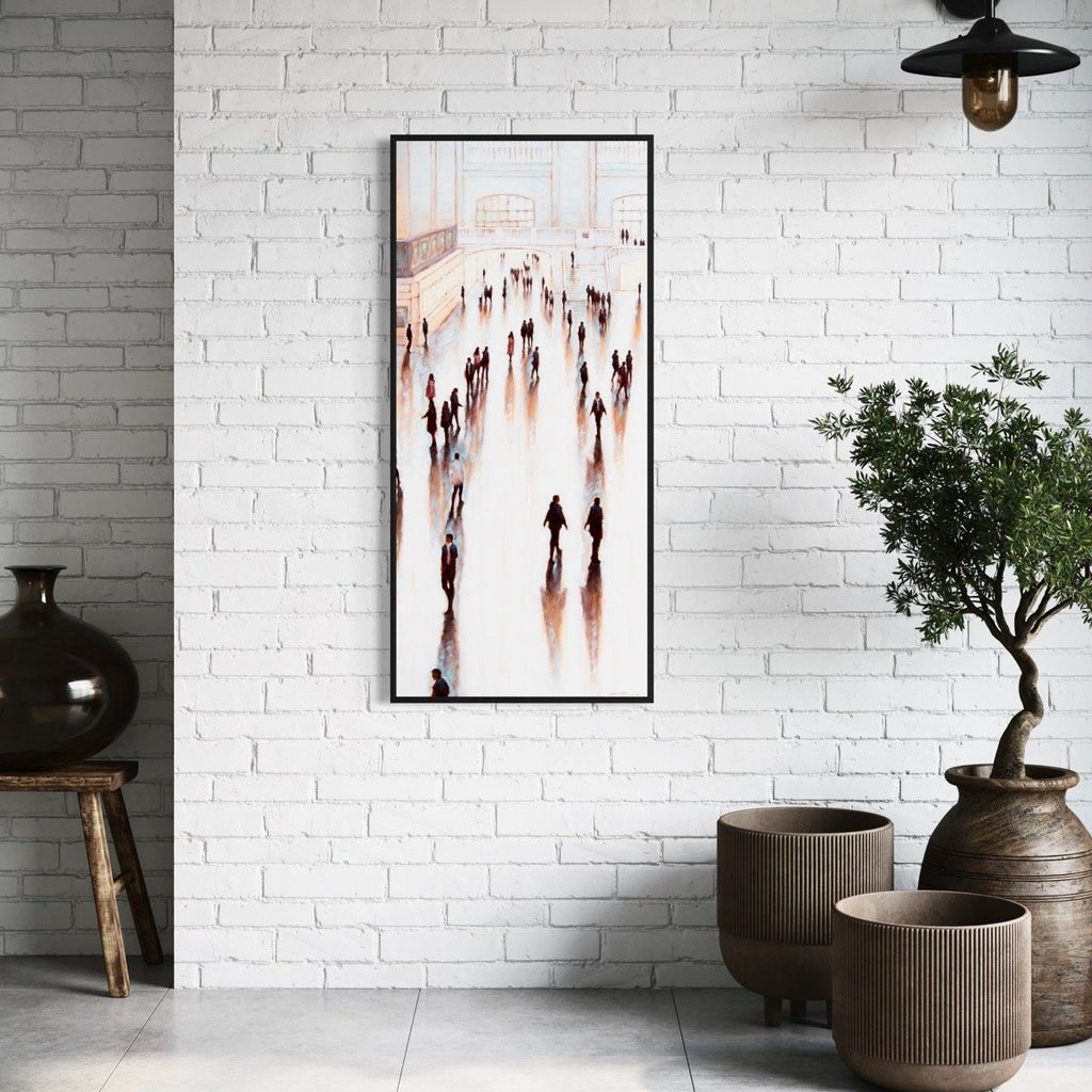 Along Quiet Routes (24x52")