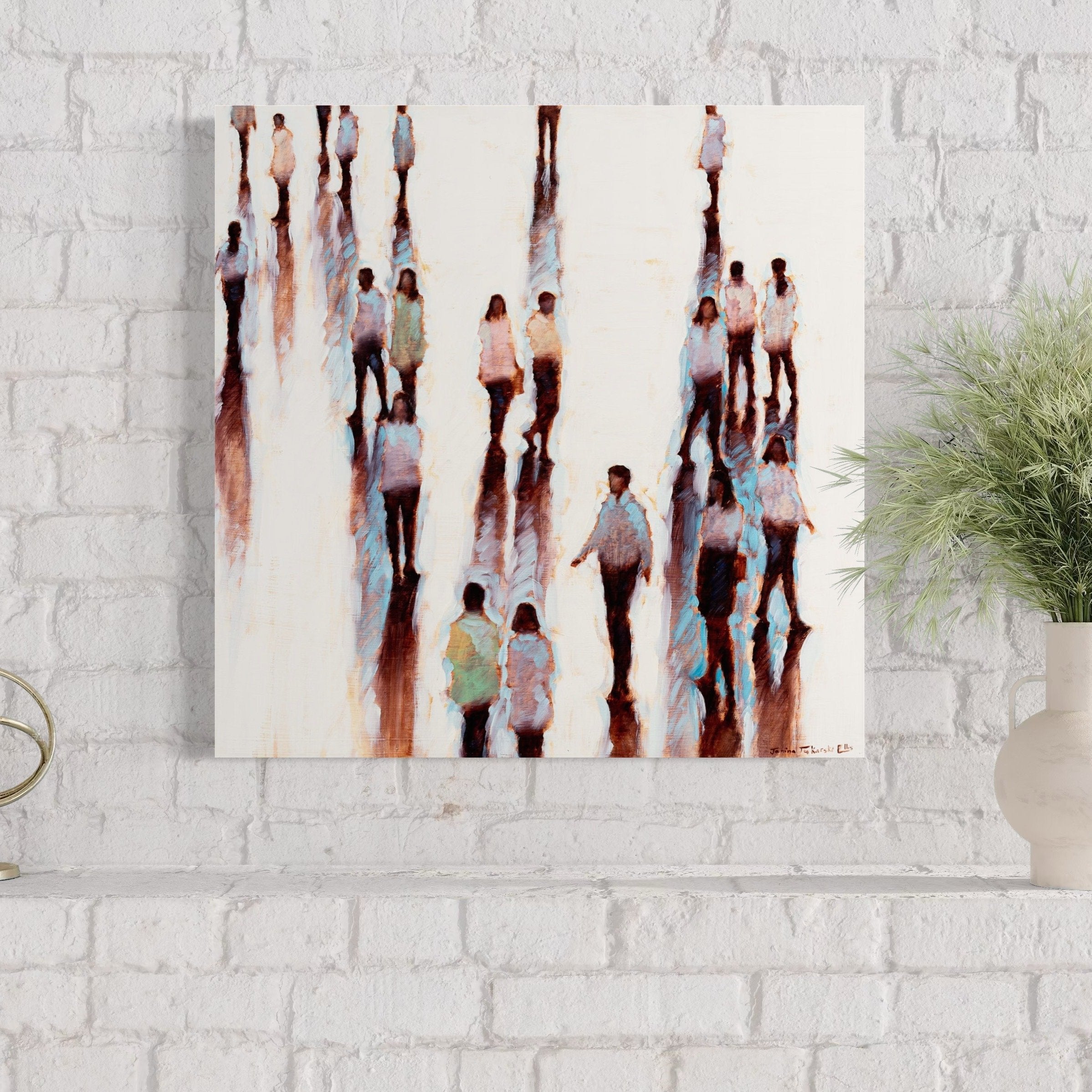 Print on Canvas: Side By Side
