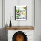 Print on Paper: Find a Spot By the Water