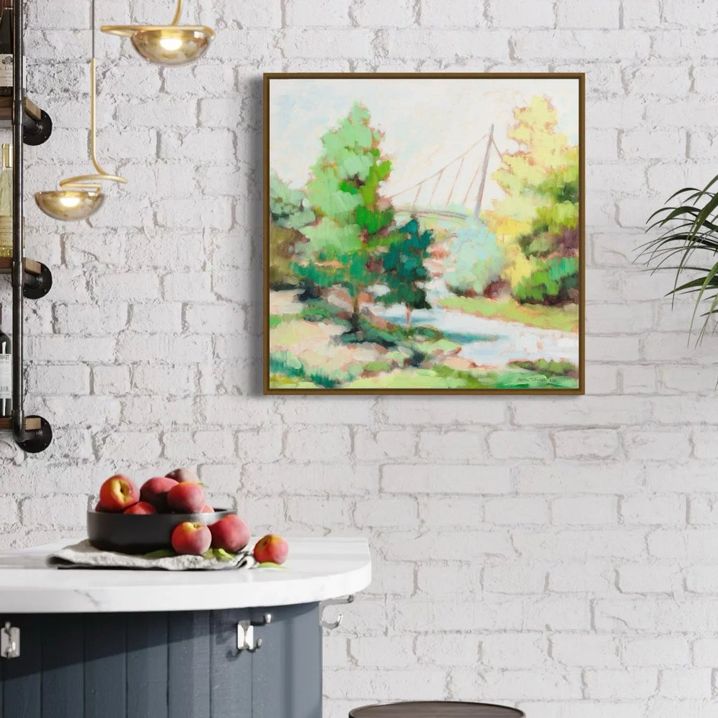 Print on Canvas: Shady Depths of the Park